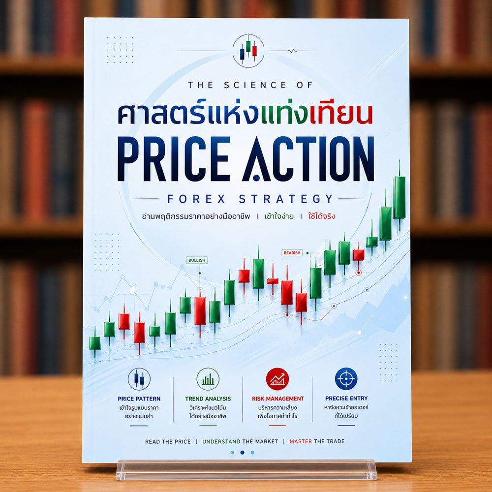 ศาสตร์แห่งแท่งเทียน The Secret Price Action Forex Strategy E-Book หนังสือดิจิตอลอ่านใน smartphone เท่านั้น!