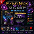 Fantasy Magic Spell Dark Burst Whoosh Sound Effect